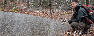 Winter HIking in Pond Mountain Wilderness