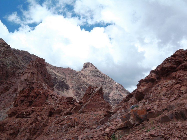 Maroon Bells Wilderness rocky ridge