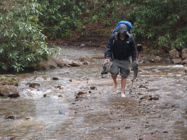 Rainy backpacking