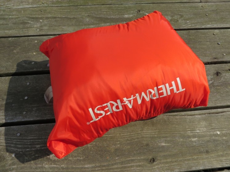 Packed up into the size of a small melon, without compression. 