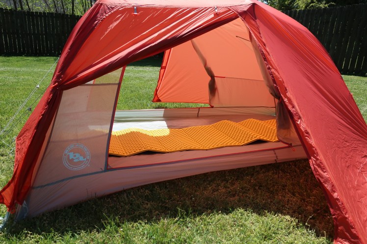 Big Agnes Copper Spur HV UL2 doors open.