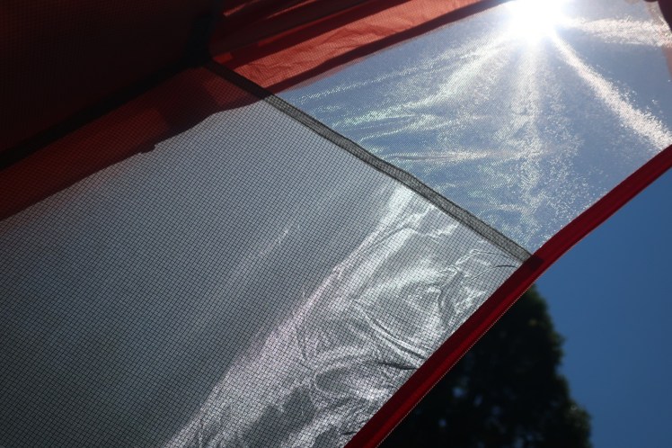 Big Agnes Copper Spur HV UL2 Mesh and privacy panel.