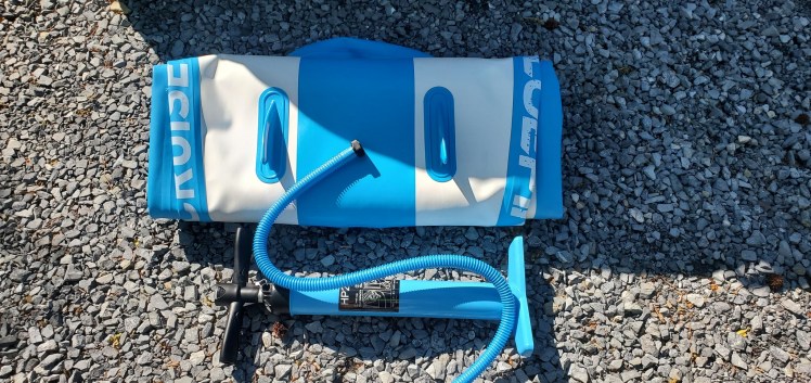 Bluefin Cruise SUP folded up