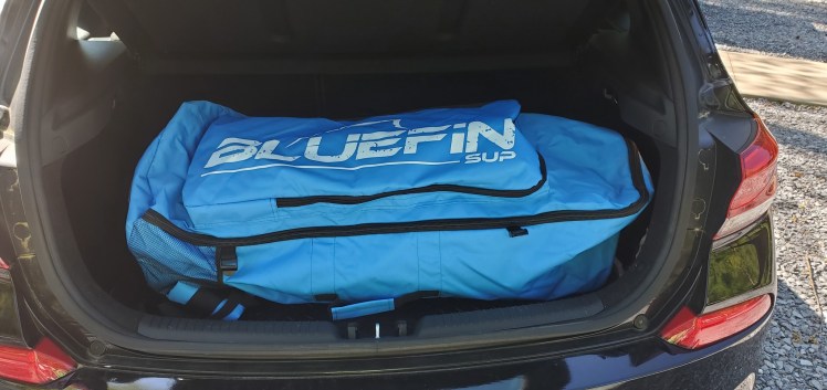 Bluefin Cruise SUP packed