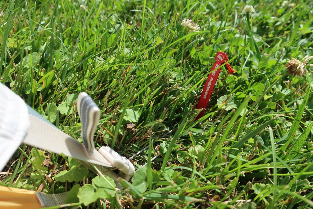 Big Agnes Tigerwall UL2 Solution Dye stakes