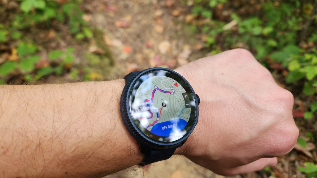 Suunto Race off route